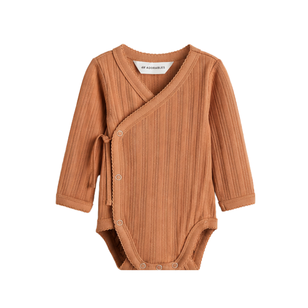 Organic Cotton Bodysuit - Orange