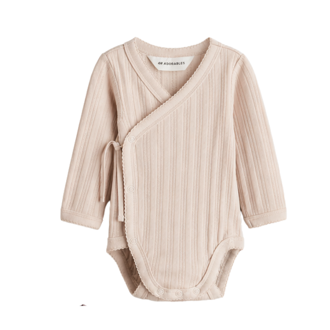 Organic Cotton Bodysuit - Ivory